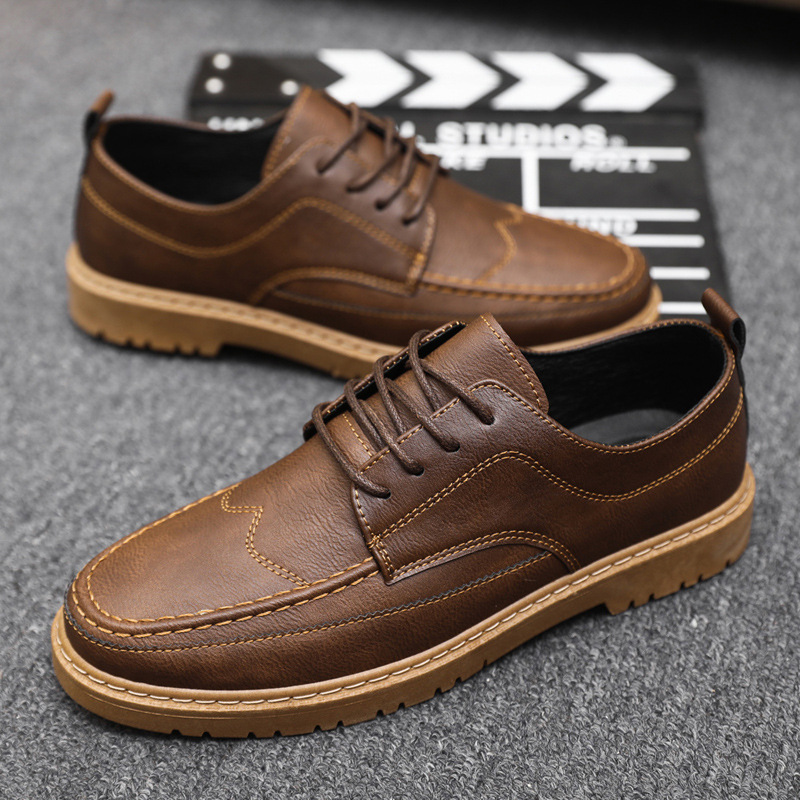 Leather Work Dress - Brand Men's Casual Shoes Classic Business