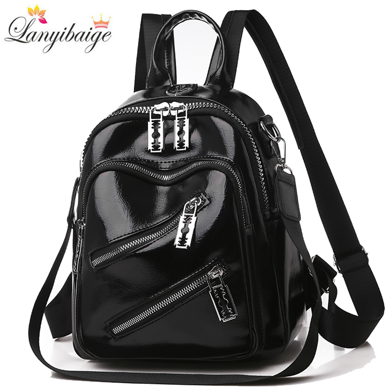 Leather Work Backpack - Thời Trang Nữ Ba Lô Thiết