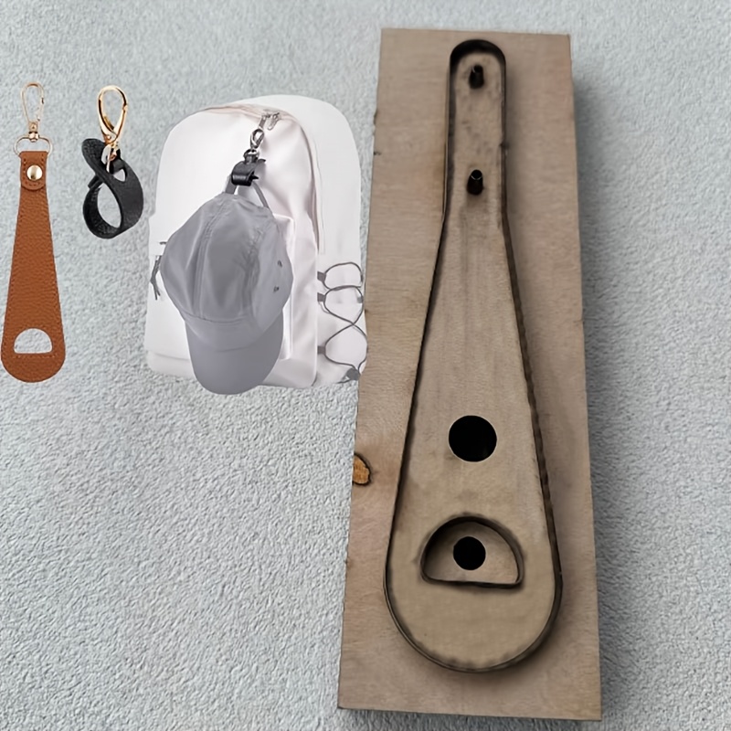 Leatherwork Manual - DIY Leather Backpack Buckle Manual Stamping