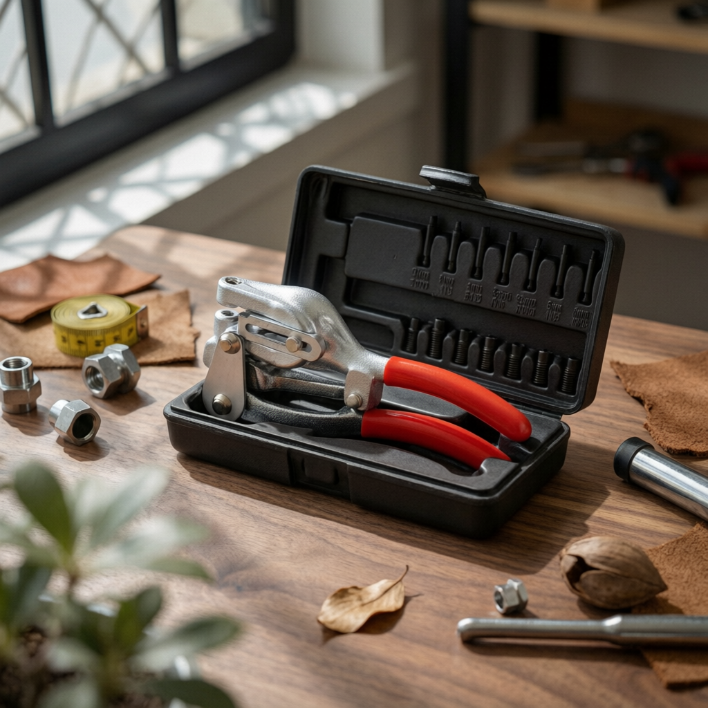 Leatherwork Or Leathercraft - Hole Punch Plier Heavy Duty Punch