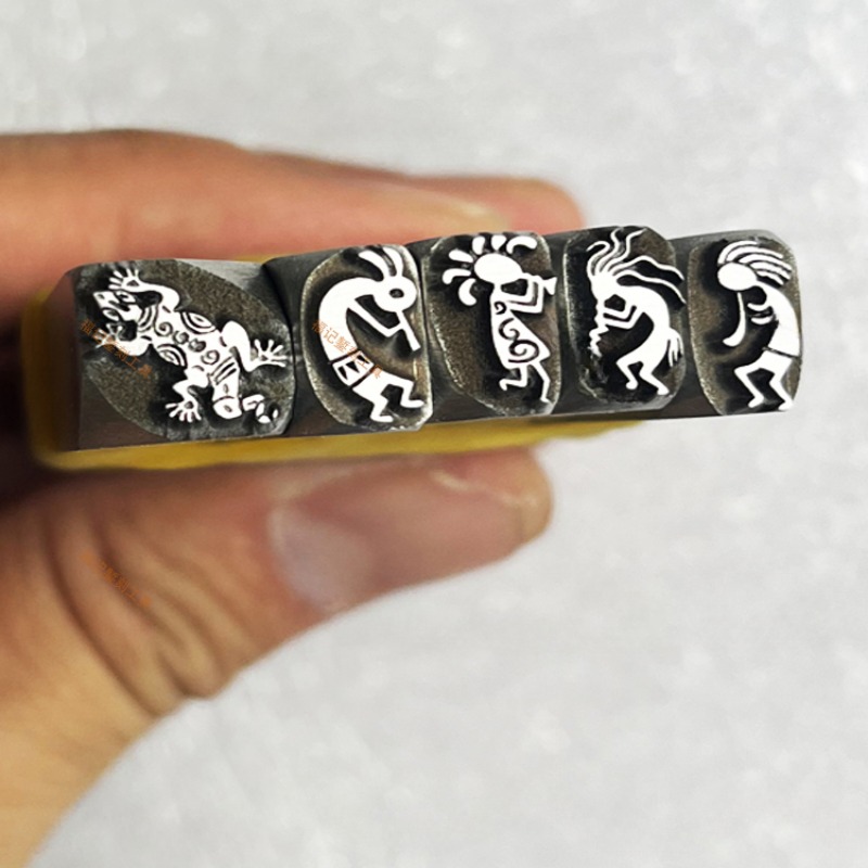 Leatherwork Embossing - Indian Logo Design Metal Stamping Tool