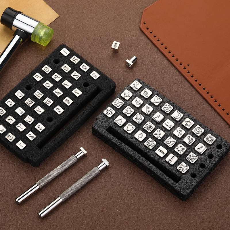 Leatherwork Manual - Leather Hand Stamping Stick Manual Embossing