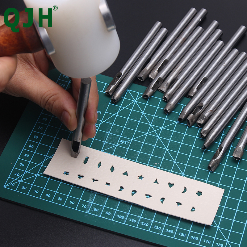 Leatherwork Embossing - 20pc Diy Leather Flower Punching Tool