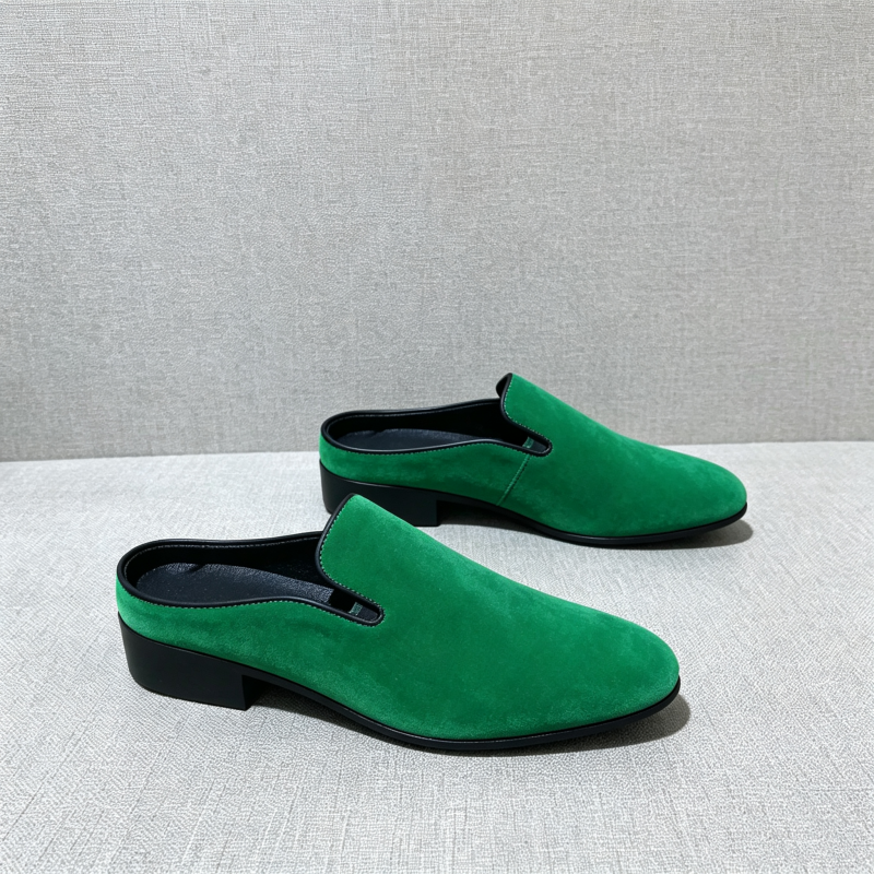 Leather Work Dress - Big Size 40-50 Mules Men’s Slip-On