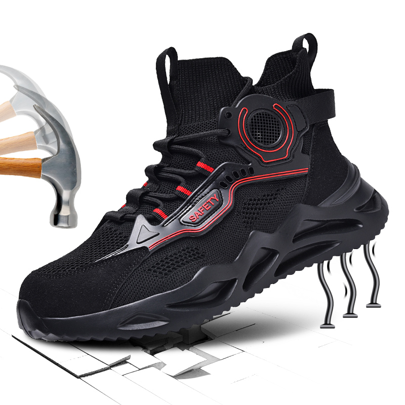 Leather Work Factory - Lightweight Composite Toe Safety Sneakers Anti