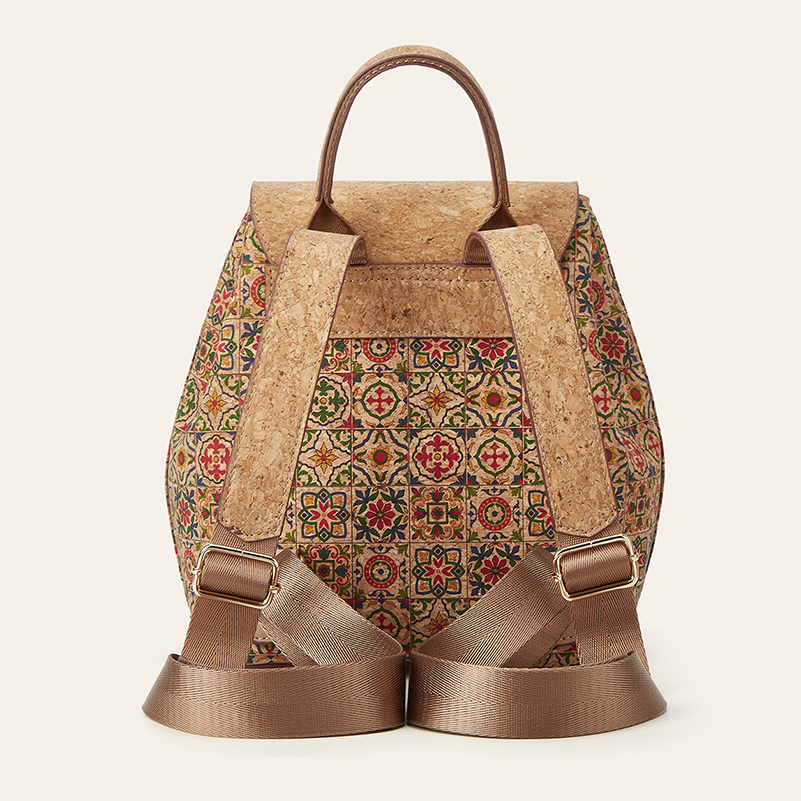 Backpack Bags Retro Cork Leath - đánh giá và giá Leather Work Backpack
