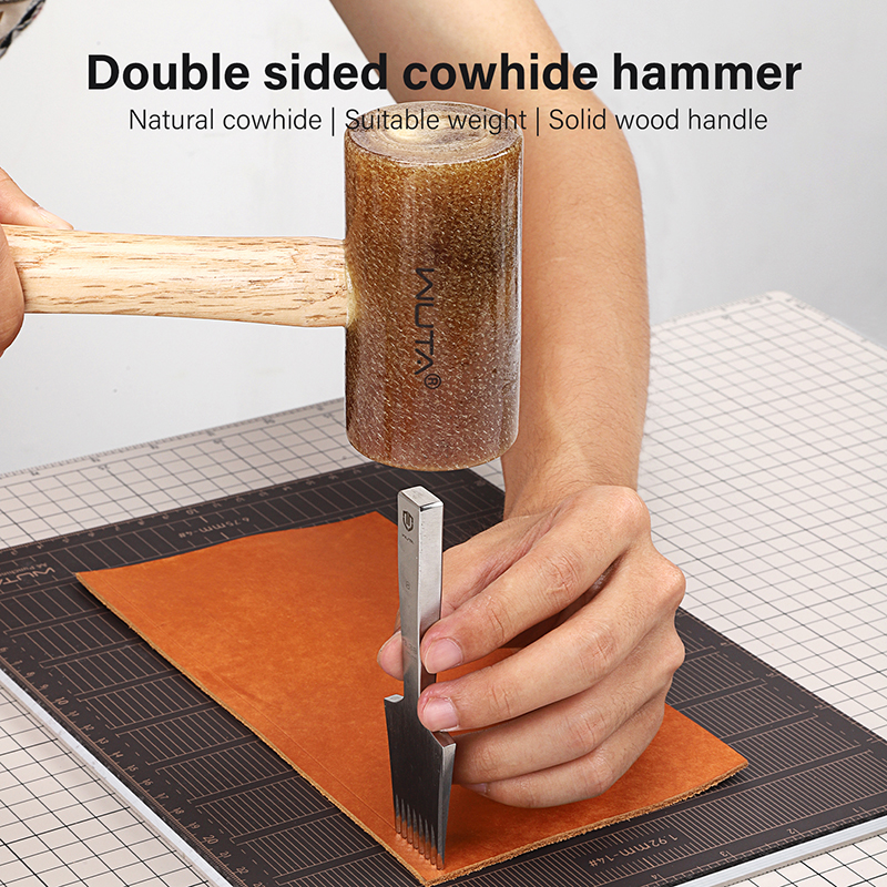 WUTA 100% Rawhide-Đầu Vồ Da Th - đánh giá và giá Mallet Rawhide Craft