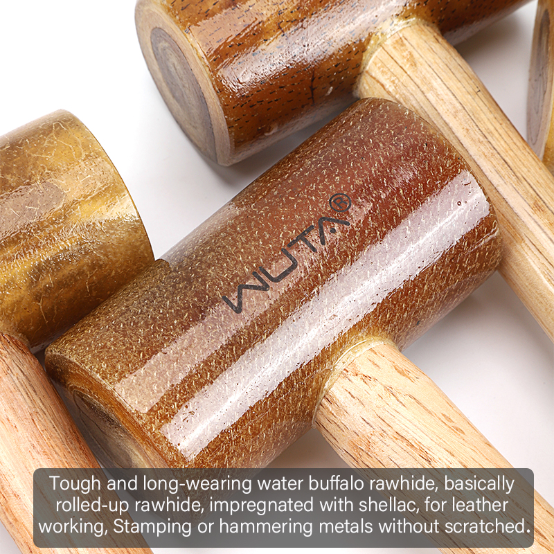 WUTA 100% Rawhide-Đầu Vồ Da Th - đánh giá và giá Mallet Rawhide Craft