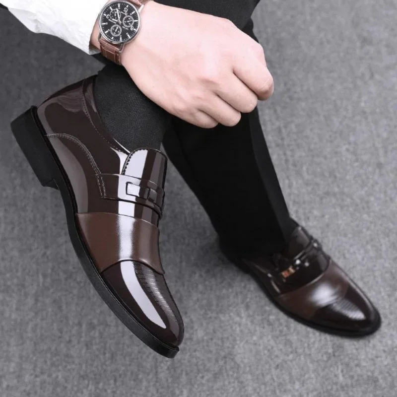 Leather Shoes for Men Wedding  - đánh giá và giá Leather Work Dress