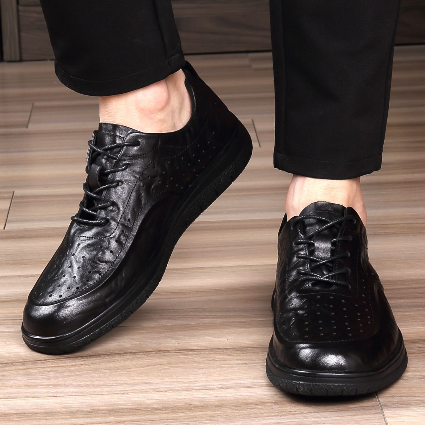 Casual Genuine Leather Shoes E - đánh giá và giá Leather Work Dress