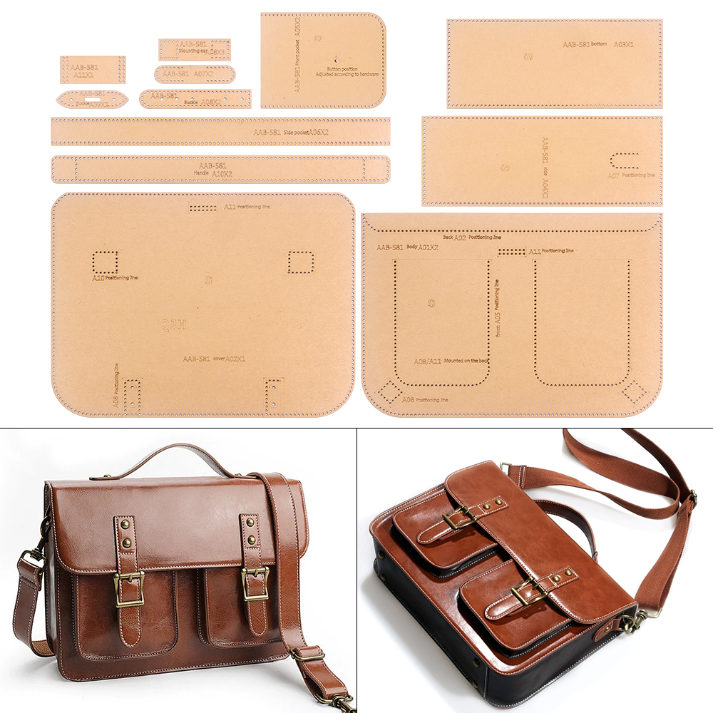 1 Set of Large Capacity Briefc - đánh giá và giá Leatherwork Embossing