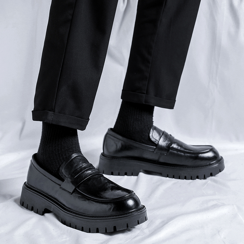 Men's Black leather shoes Gent - đánh giá và giá Leather Work Dress