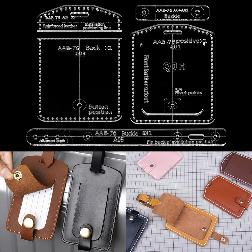 1 Set Suitcase/Work ID Tags, I - đánh giá và giá Leatherwork Craft
