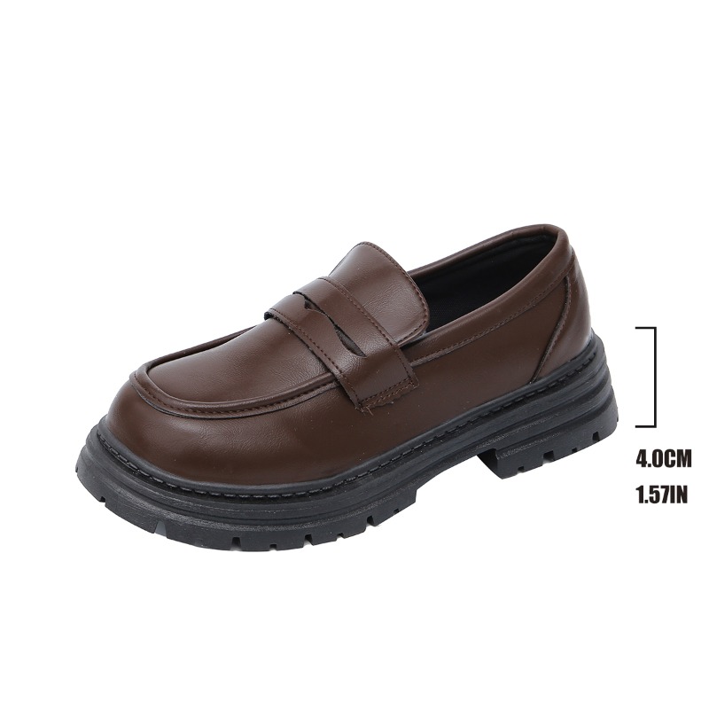 Women's Brown Leather Loafers  - đánh giá và giá Leather Work Dress