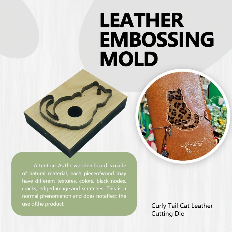 Leather Cutting Stamp Tool Cat - đánh giá và giá Leatherwork Embossing