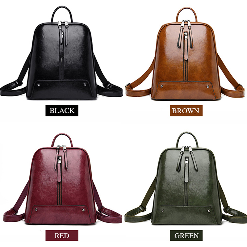Phụ Nữ Ba Lô Da Thời Trang Ví  - đánh giá và giá Leather Work Backpack