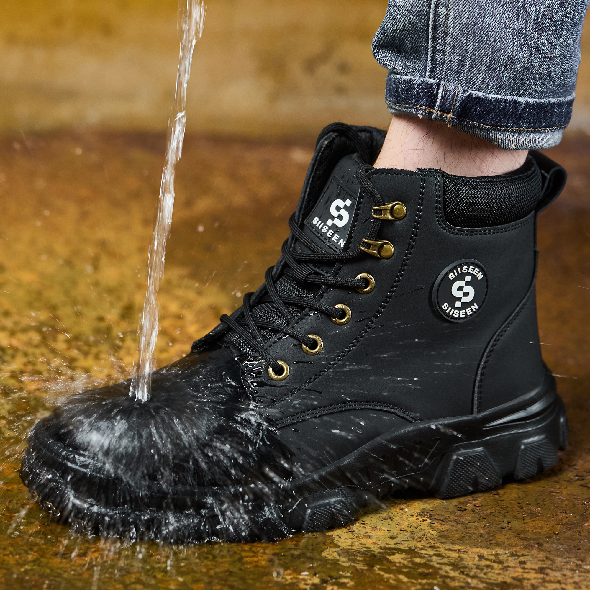 Men's Safety Shoes Anti-impact - đánh giá và giá Leather Work Factory