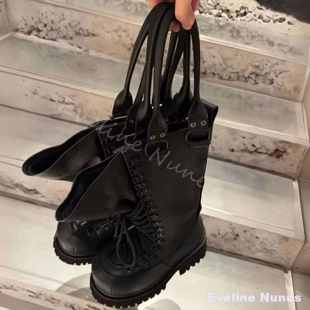 Retro Genuine Leather Motorcyc - đánh giá và giá Leather Work Boots
