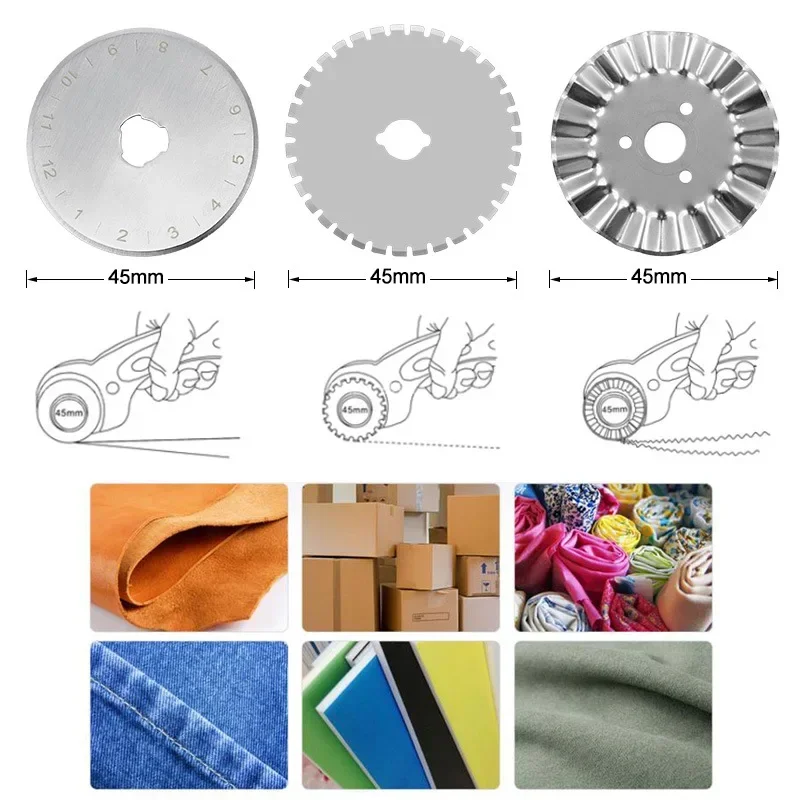 45MM Roller Wheel Knife Cloth  - đánh giá và giá Leatherwork Accessories