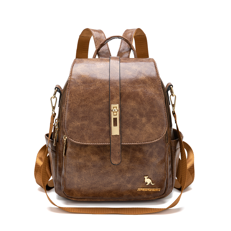 College Women Backpacks Design - đánh giá và giá Leather Work Backpack