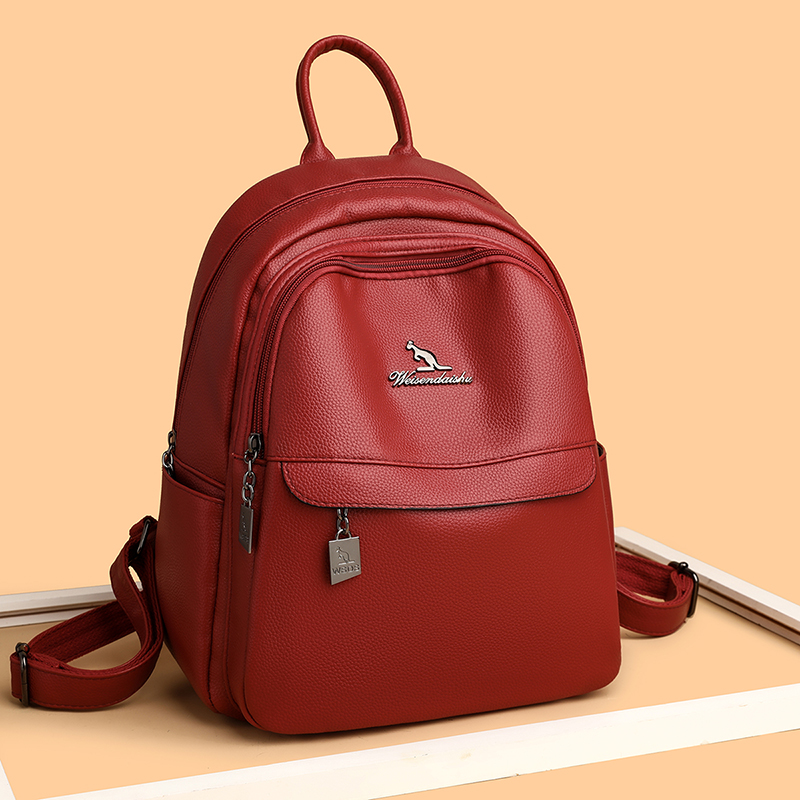 2024 New Women's Shoulder Bag  - đánh giá và giá Leather Work Backpack