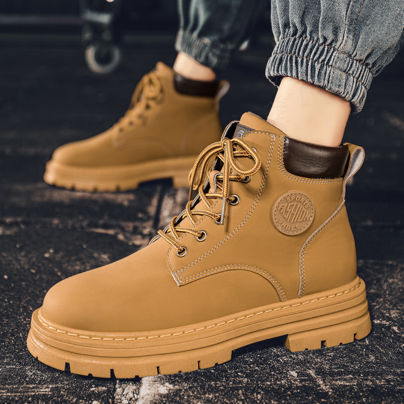 Men's High Top Boots Outdoor W - đánh giá và giá Leather Work Boots