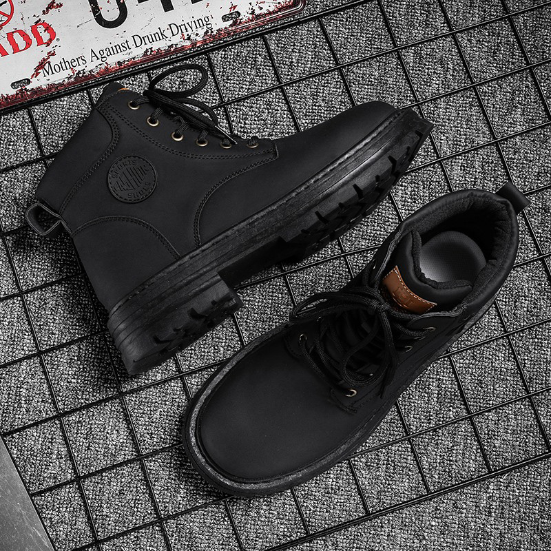 Men's High Top Boots Outdoor W - đánh giá và giá Leather Work Boots