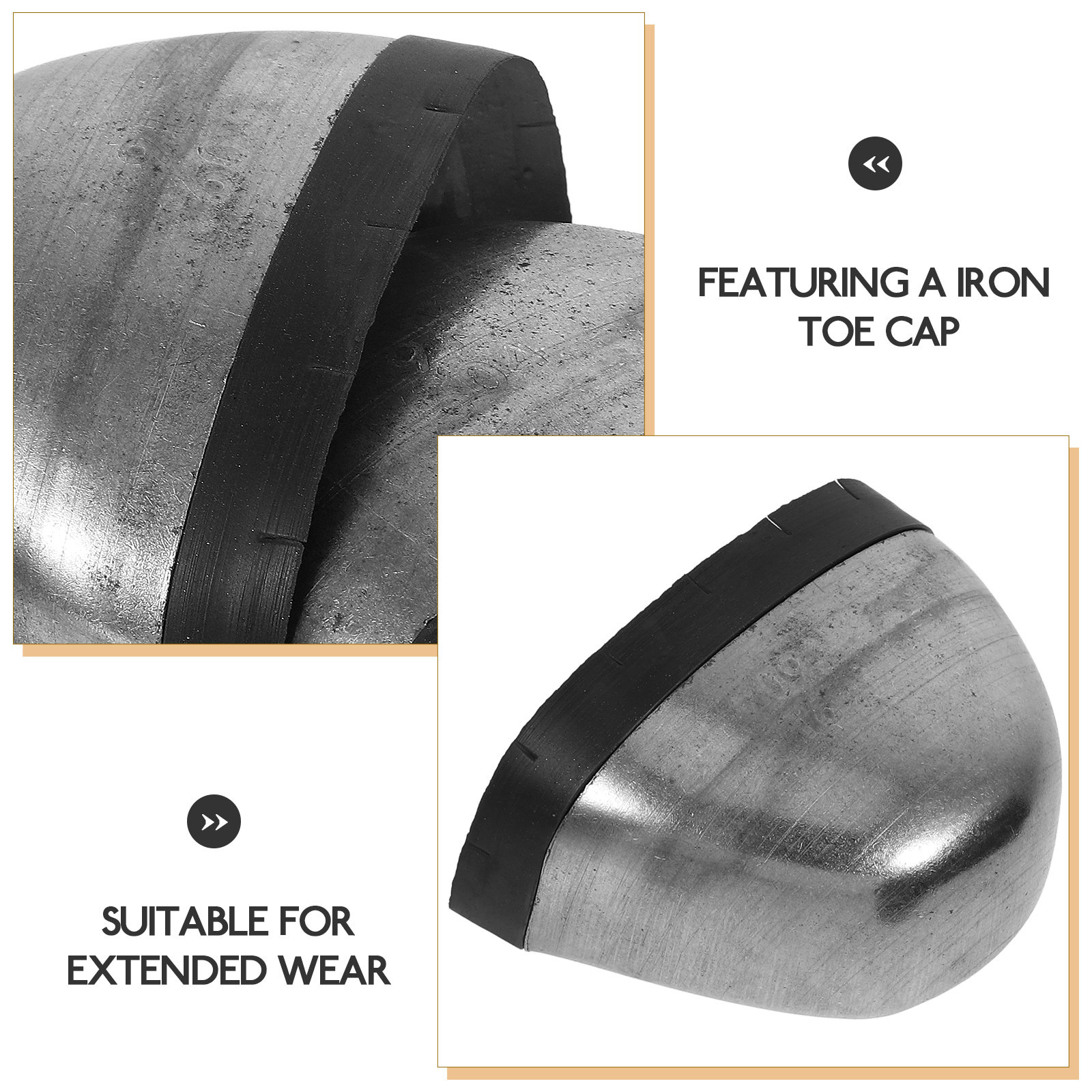 1Pair Safety Toe Caps Iron Rei - đánh giá và giá Leather Work Factory