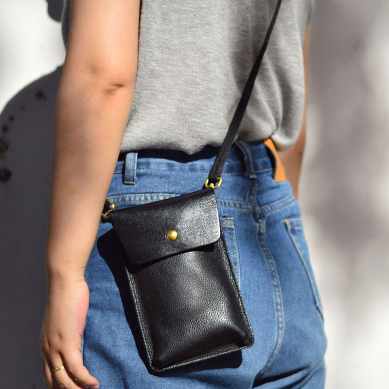 AETOO Mobile phone bag female  - đánh giá và giá Leatherwork Rivets