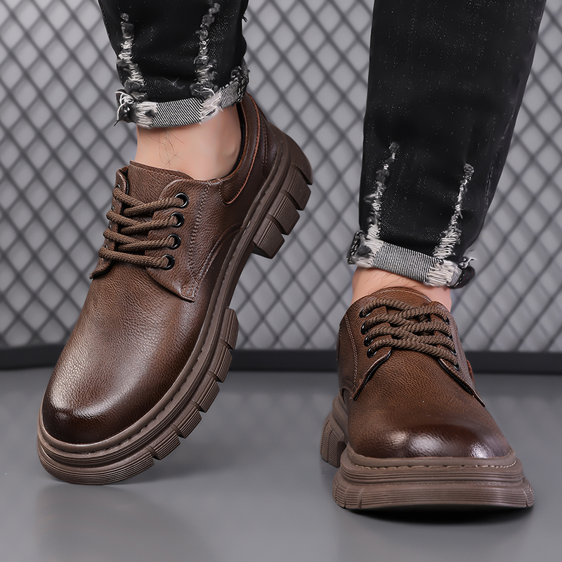 Men's casual leather shoes Cla - đánh giá và giá Leather Work Dress