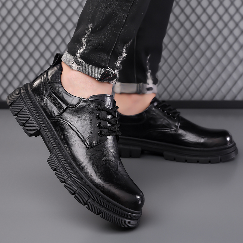 Men's casual leather shoes Cla - đánh giá và giá Leather Work Dress