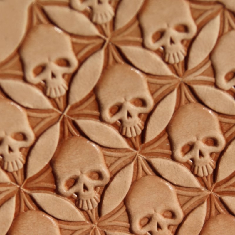 304 Stainless Steel Skull Head - đánh giá và giá Leatherwork Embossing