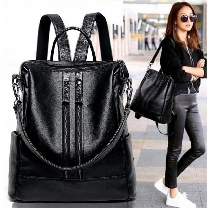 Women Soft Leather Backpack Sc - đánh giá và giá Leather Work Backpack