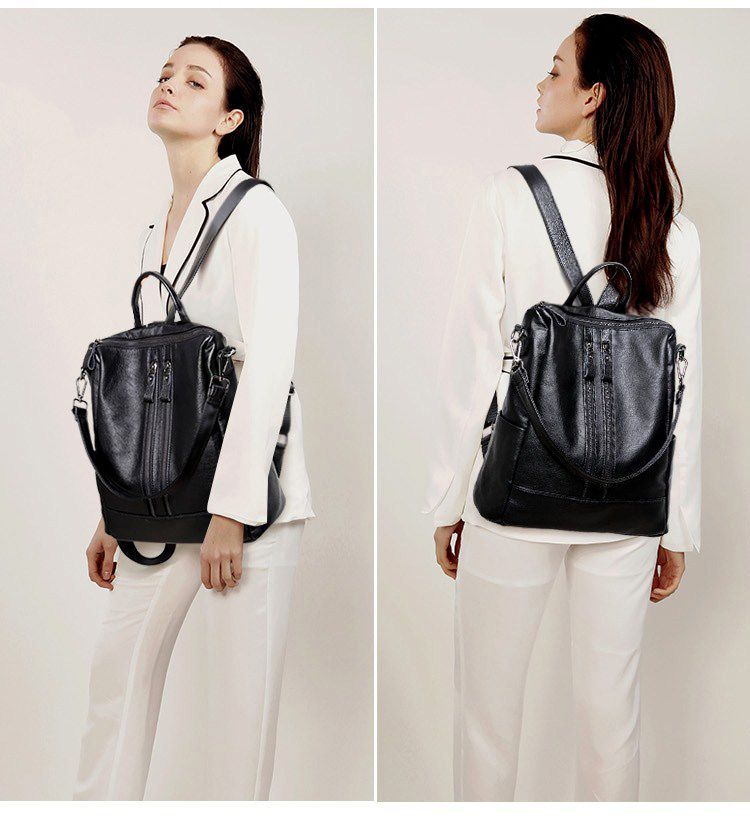 Women Soft Leather Backpack Sc - đánh giá và giá Leather Work Backpack