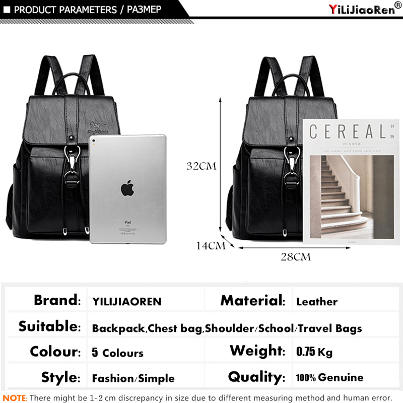 Chống Trộm Ba Lô Nữ Túi Đeo Va - đánh giá và giá Leather Work Backpack