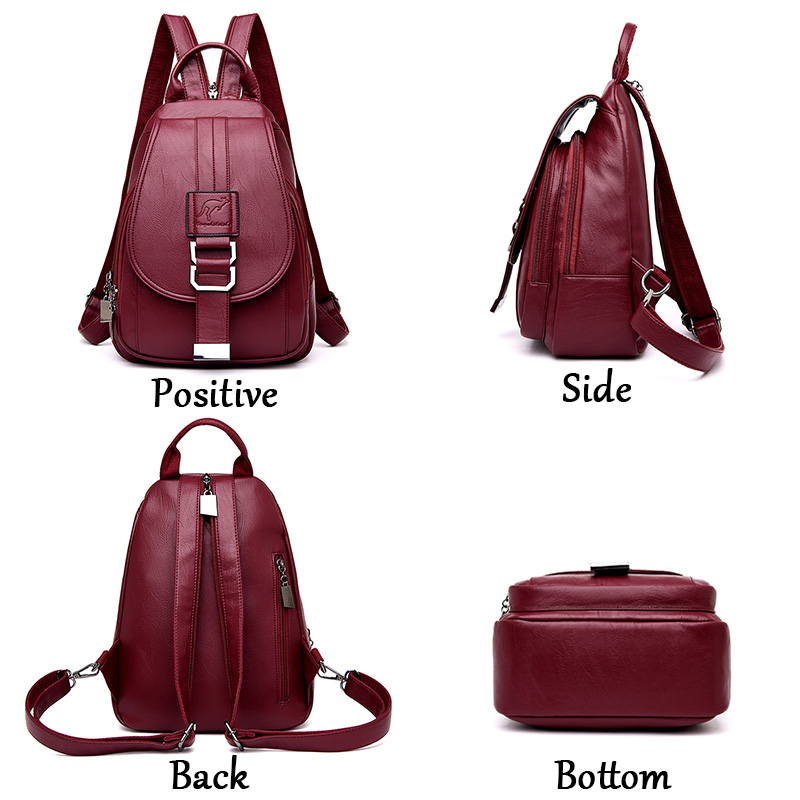HOT 6 Màu Sắc Nữ Lưng Nữ Da Lư - đánh giá và giá Leather Work Backpack