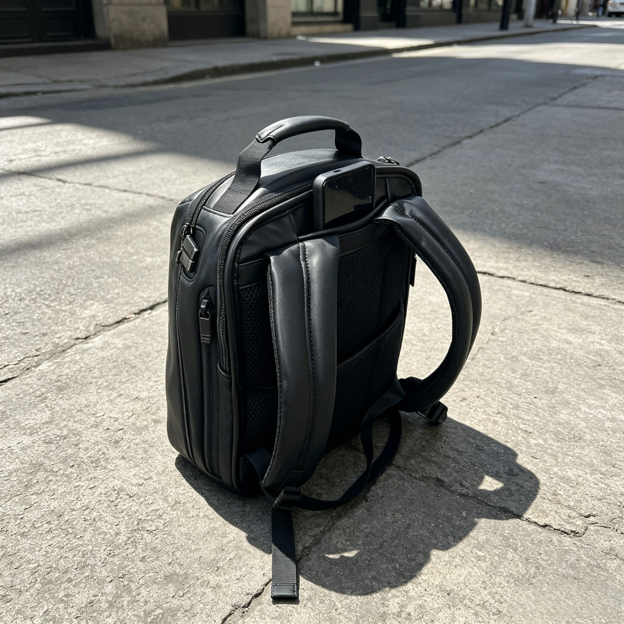 Men's Business Backpack, Upgra - đánh giá và giá Leather Work Backpack