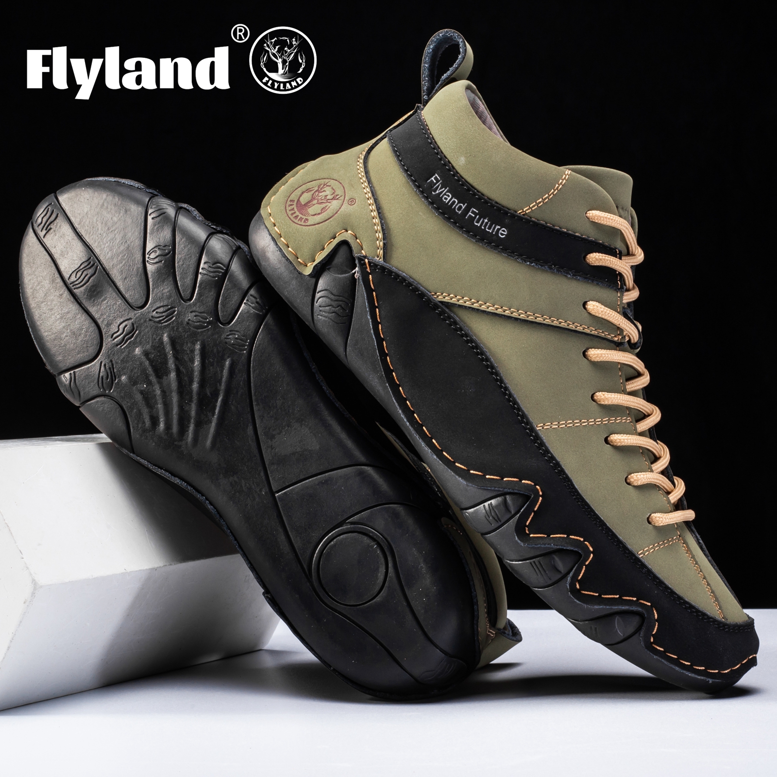 FLYLAND Men'S Fashion Sneaker  - đánh giá và giá Leather Work Dress