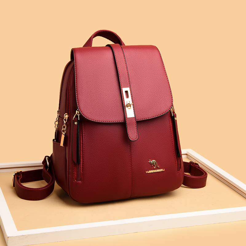 Luxury Women Leather Backpacks - đánh giá và giá Leather Work Backpack
