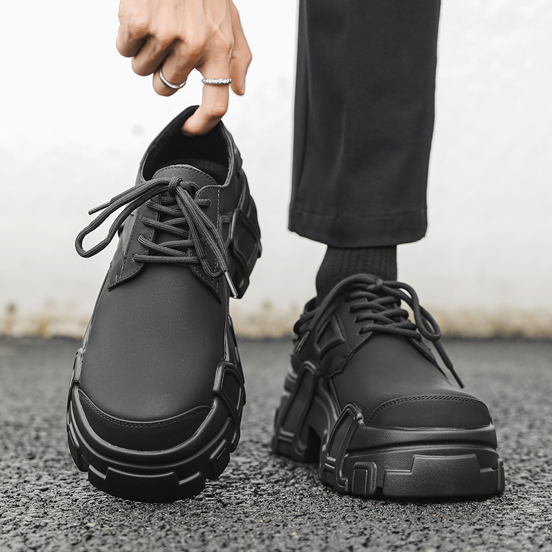 Men Platform Leather Shoes For - đánh giá và giá Leather Work Dress
