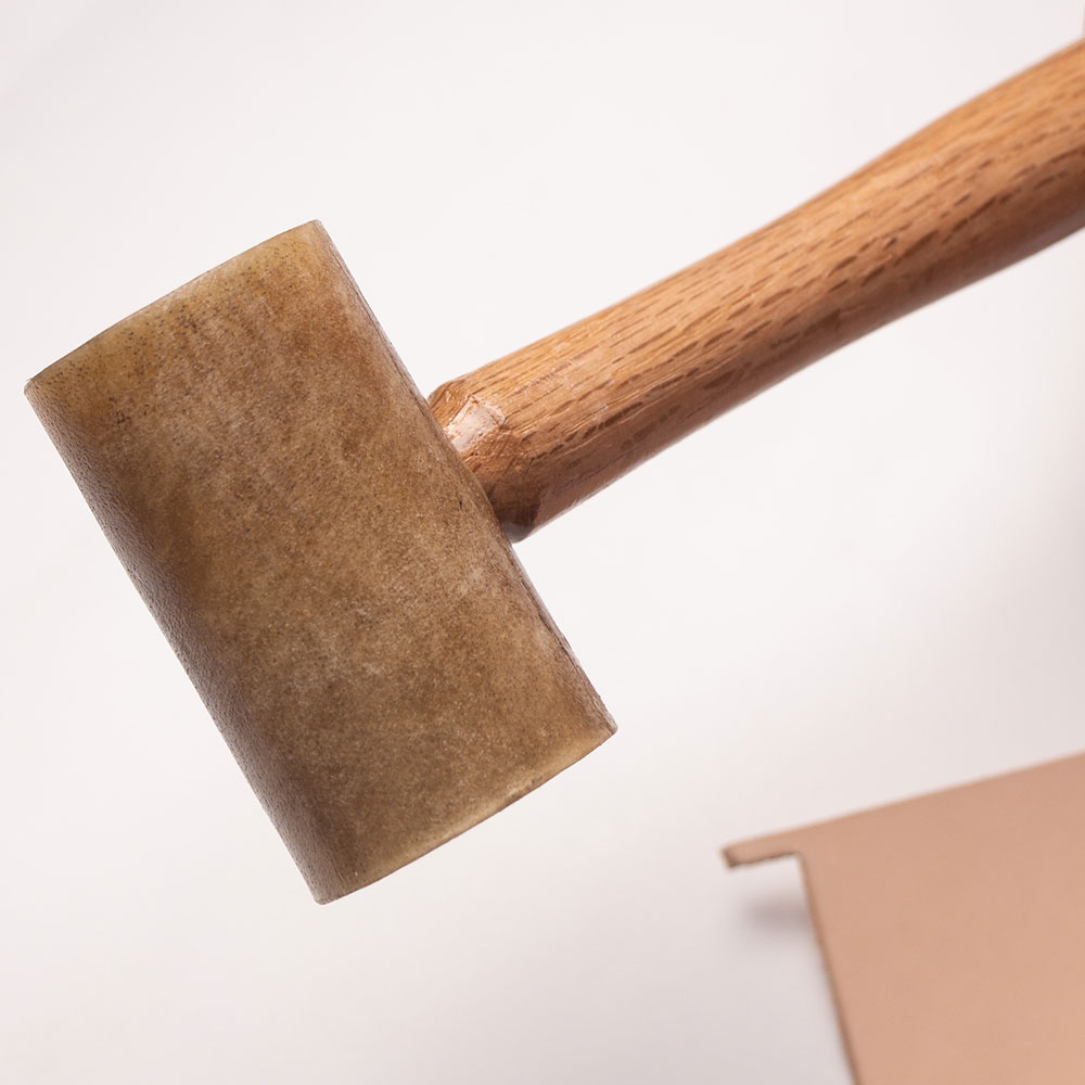 Junetree Nguyên da bò Vồ Da Bú - đánh giá và giá Mallet Rawhide Craft
