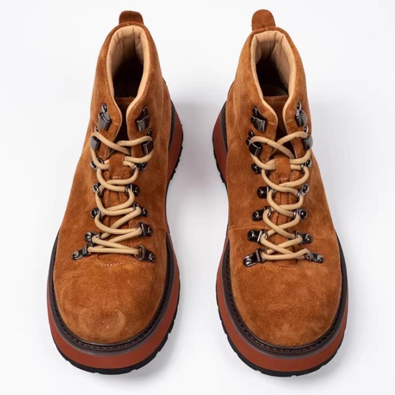 Japanese Thick Sole Genuine Le - đánh giá và giá Leather Work Boots