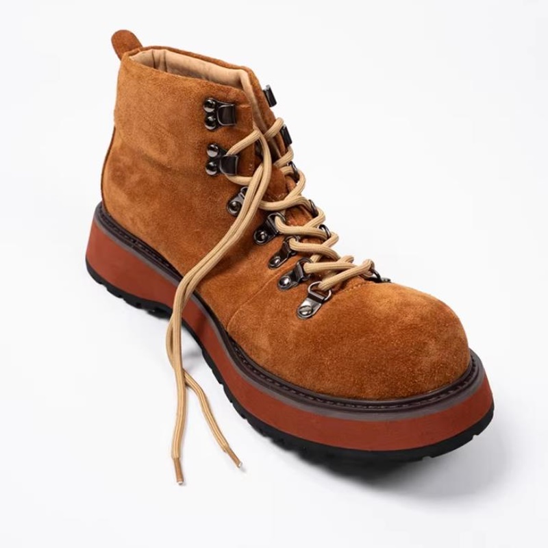 Japanese Thick Sole Genuine Le - đánh giá và giá Leather Work Boots