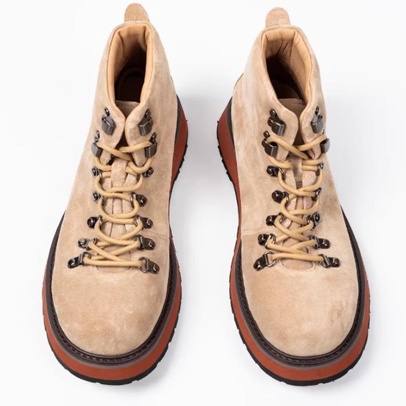 Japanese Thick Sole Genuine Le - đánh giá và giá Leather Work Boots