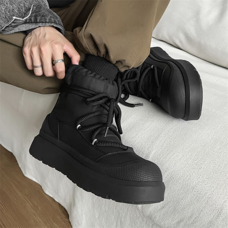 Designer New Men's Snow Boots  - đánh giá và giá Leather Work Boots