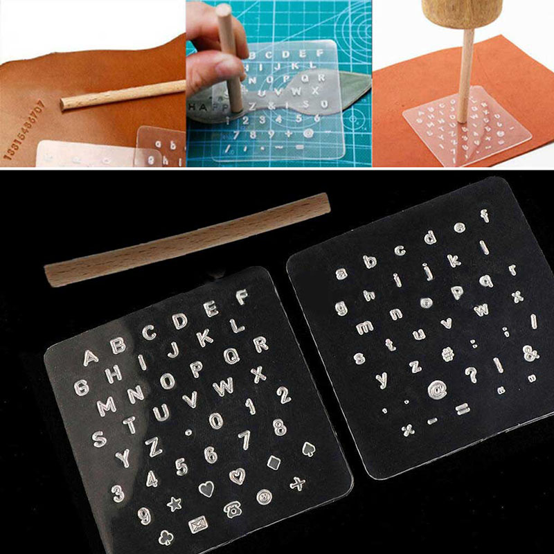 Bộ 3 Thủ Công Da Dập Bảng Chữ  - đánh giá và giá Leatherwork Embossing