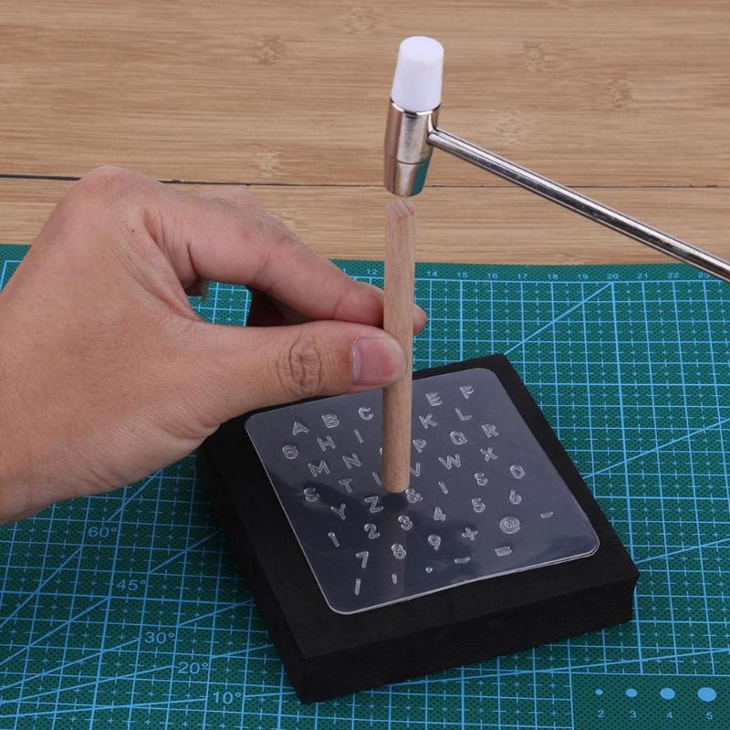 Bộ 3 Thủ Công Da Dập Bảng Chữ  - đánh giá và giá Leatherwork Embossing