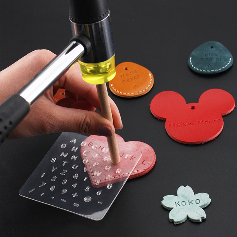 Bộ 3 Thủ Công Da Dập Bảng Chữ  - đánh giá và giá Leatherwork Embossing