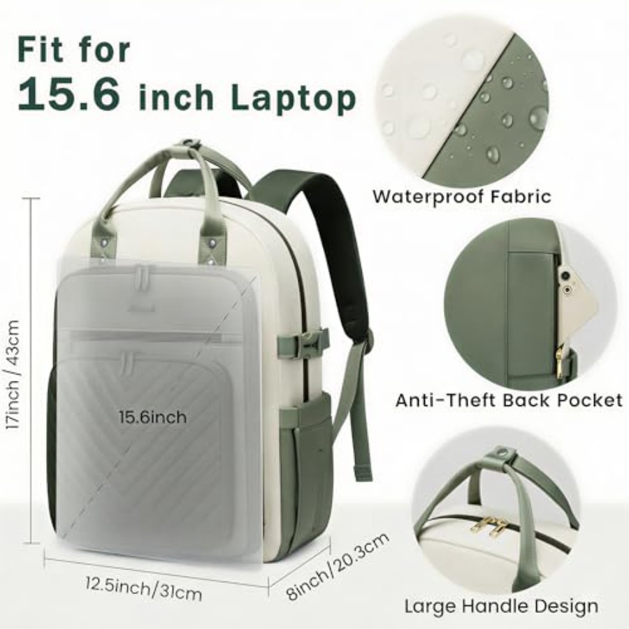 Laptop Backpack for Women, Wat - đánh giá và giá Leather Work Backpack
