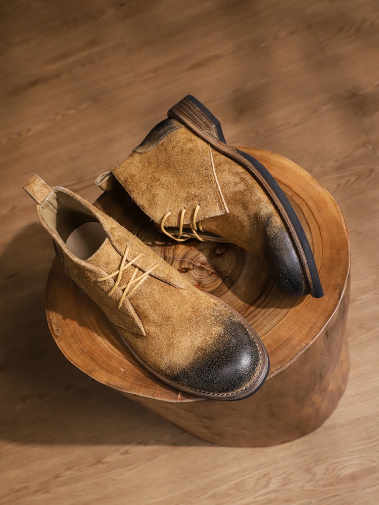 Fashion Versatile Male Lace-Up - đánh giá và giá Leather Work Boots
